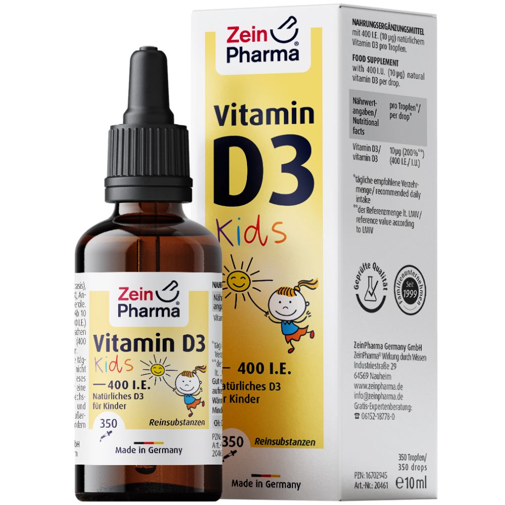 Vitamin D3 Kids 400 I.E. ZeinPharma®
