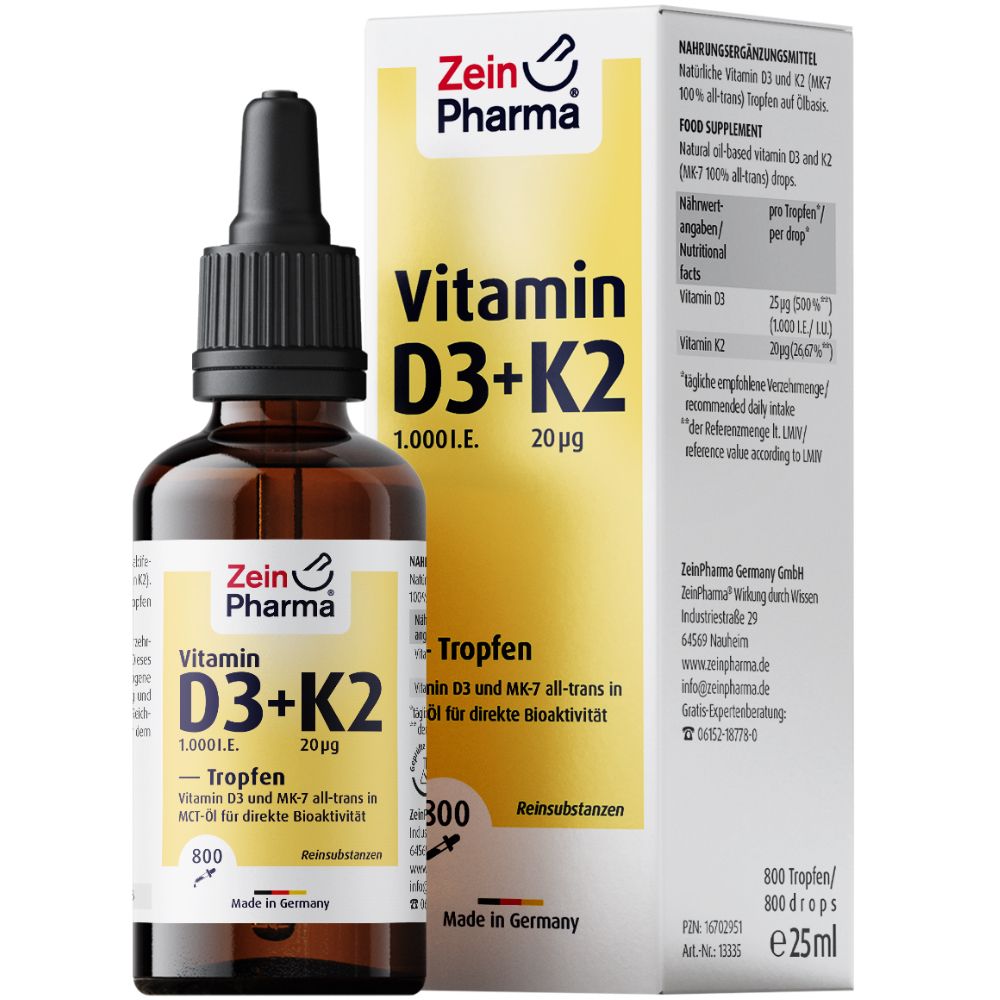 Vitamine D3+K2 ZeinPharma