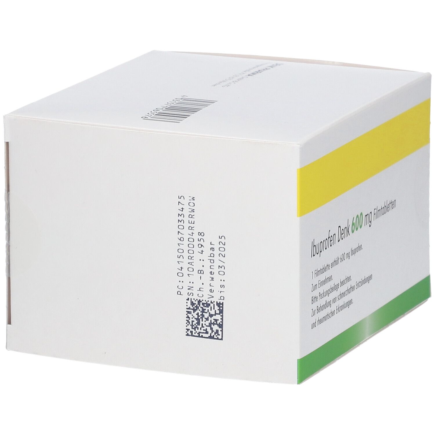 IBUPROFEN Denk 600 mg Filmtabletten