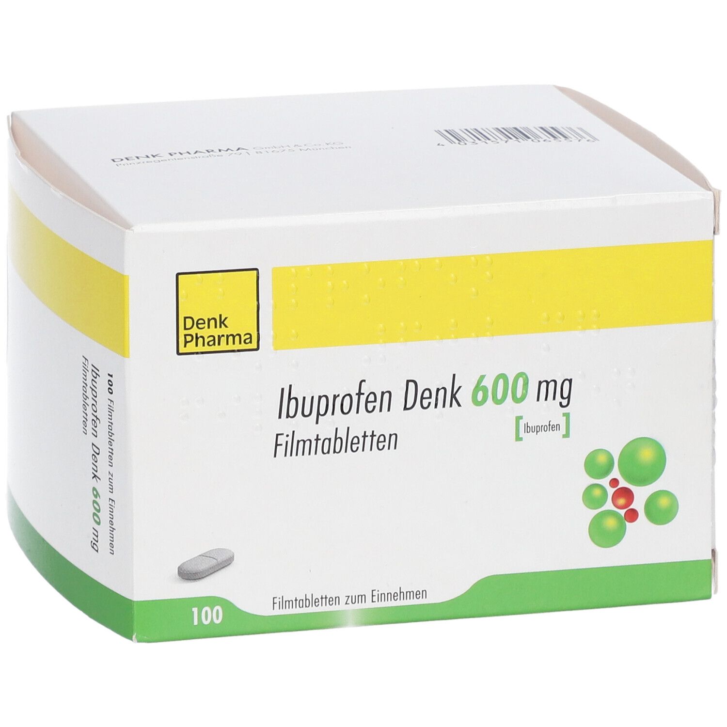 IBUPROFEN Denk 600 mg Filmtabletten