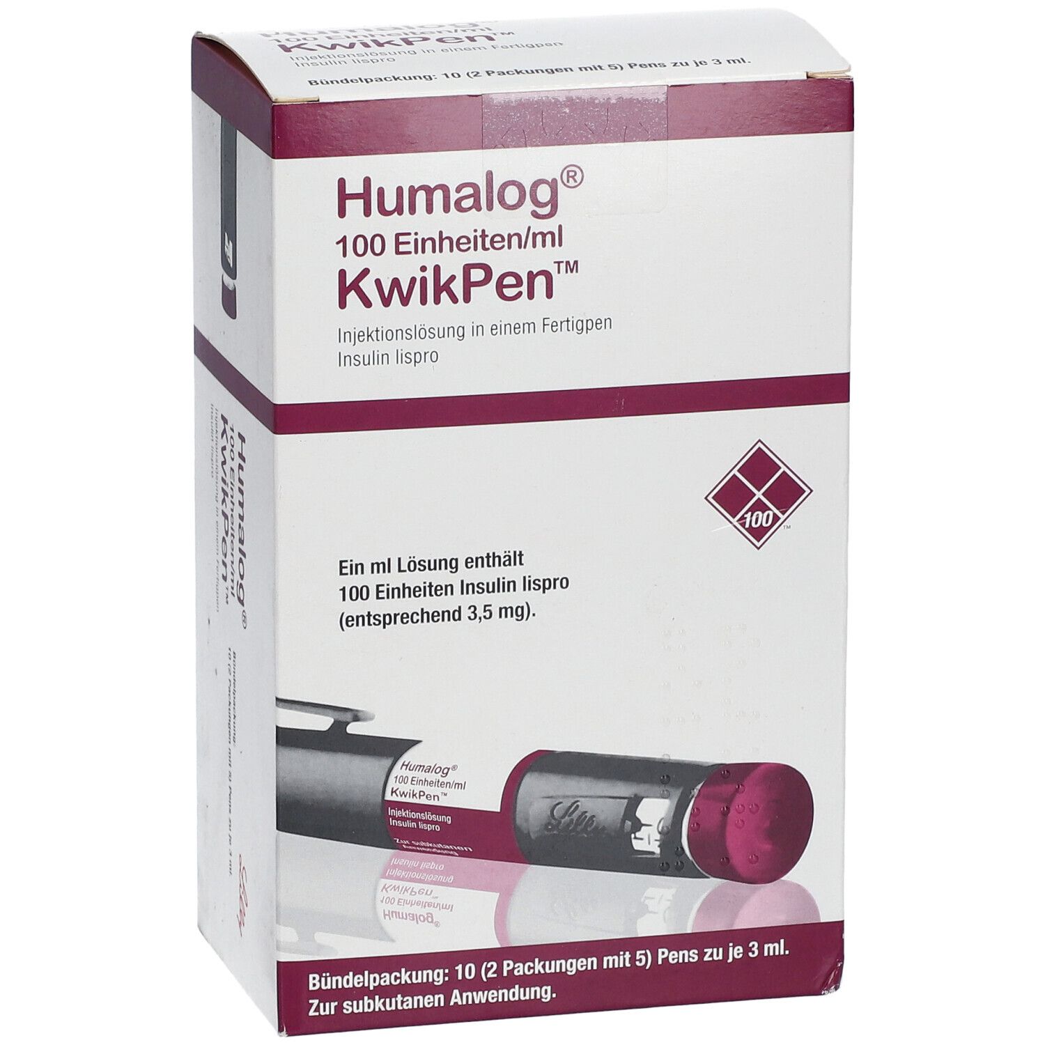 HUMALOG 100 E/ml KwikPen Injektionslösung