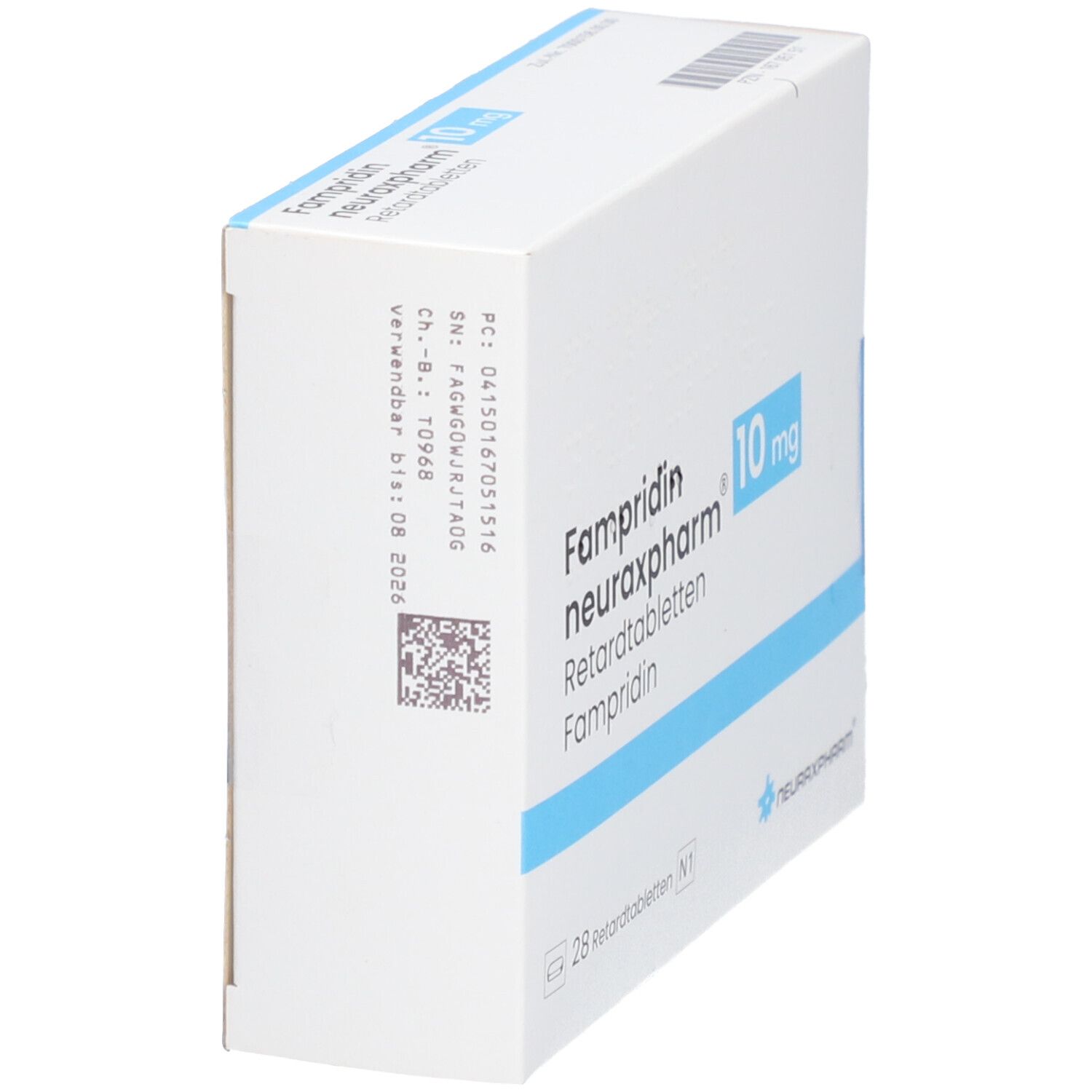 Fampridin neuraxpharm 10 mg Retardtabletten 28 St Retard-Tabletten