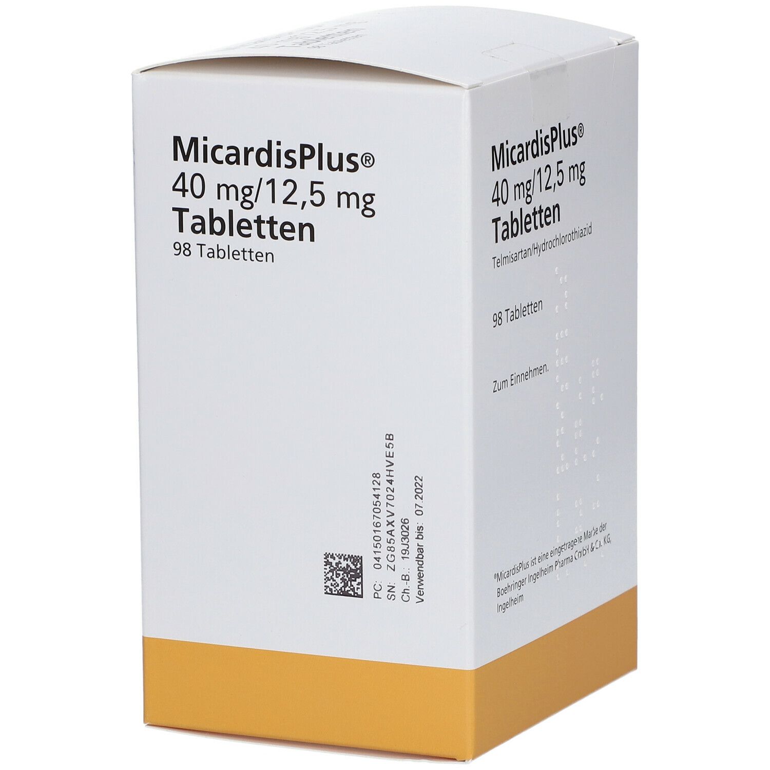 Micardisplus 40 mg/12,5 mg Tabletten 98 St