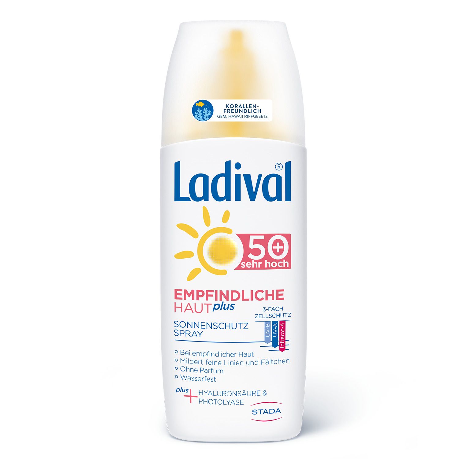 Long Title	Ladival® Empfindliche Haut plus pflegendes Sonnenschutz Spray LSF 50+ mit Hyaluronsäure & Photolyase