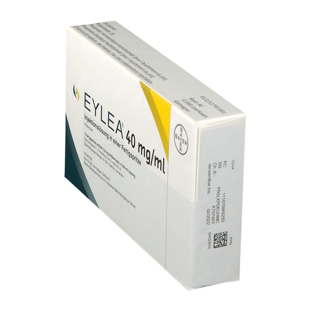 Eylea 40 mg/ml Injektionslösung i.e.Fertigspr. 1 St