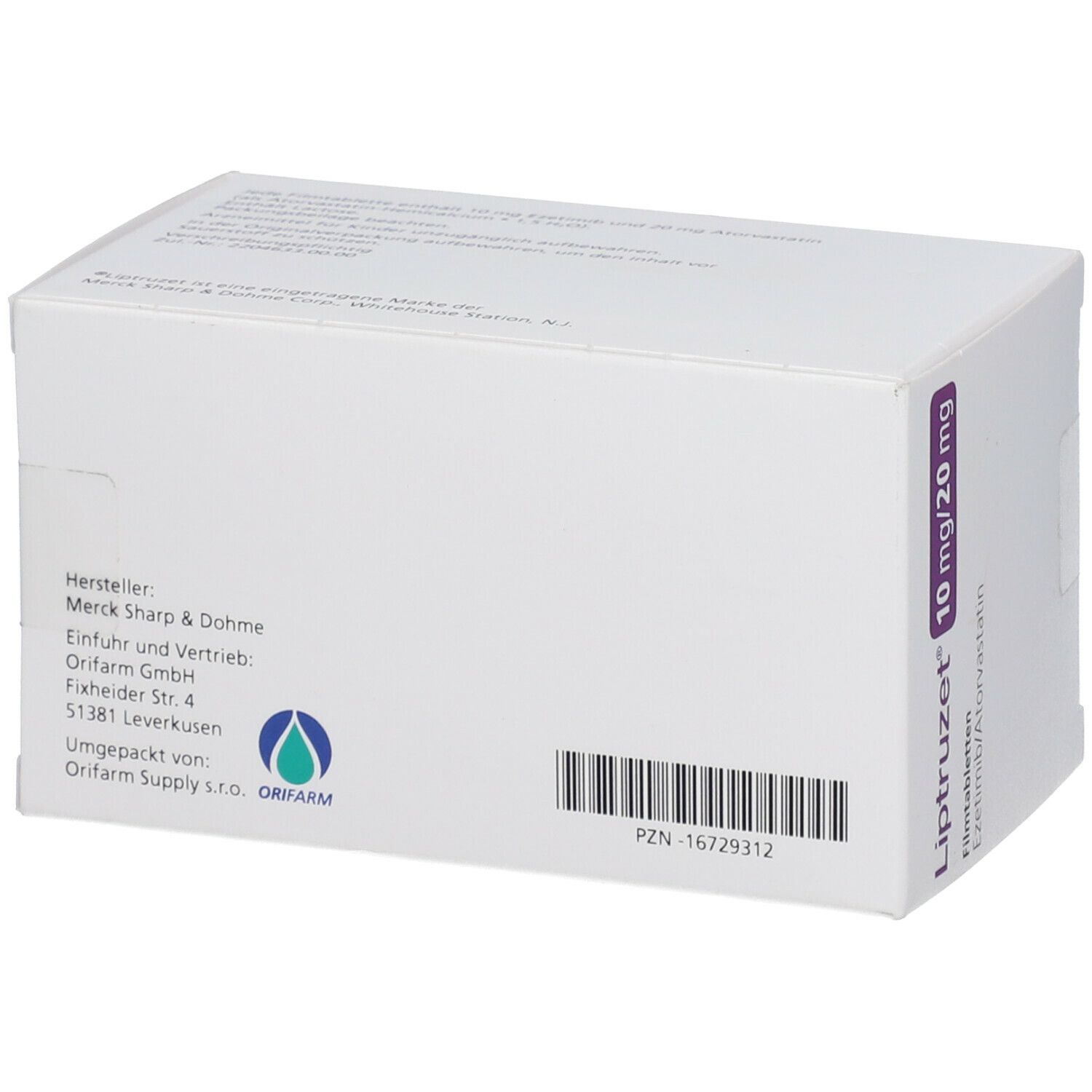 Liptruzet 10 mg/20 mg