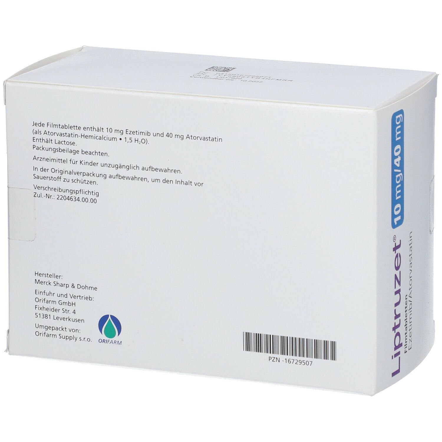 Liptruzet 10 mg/40 mg