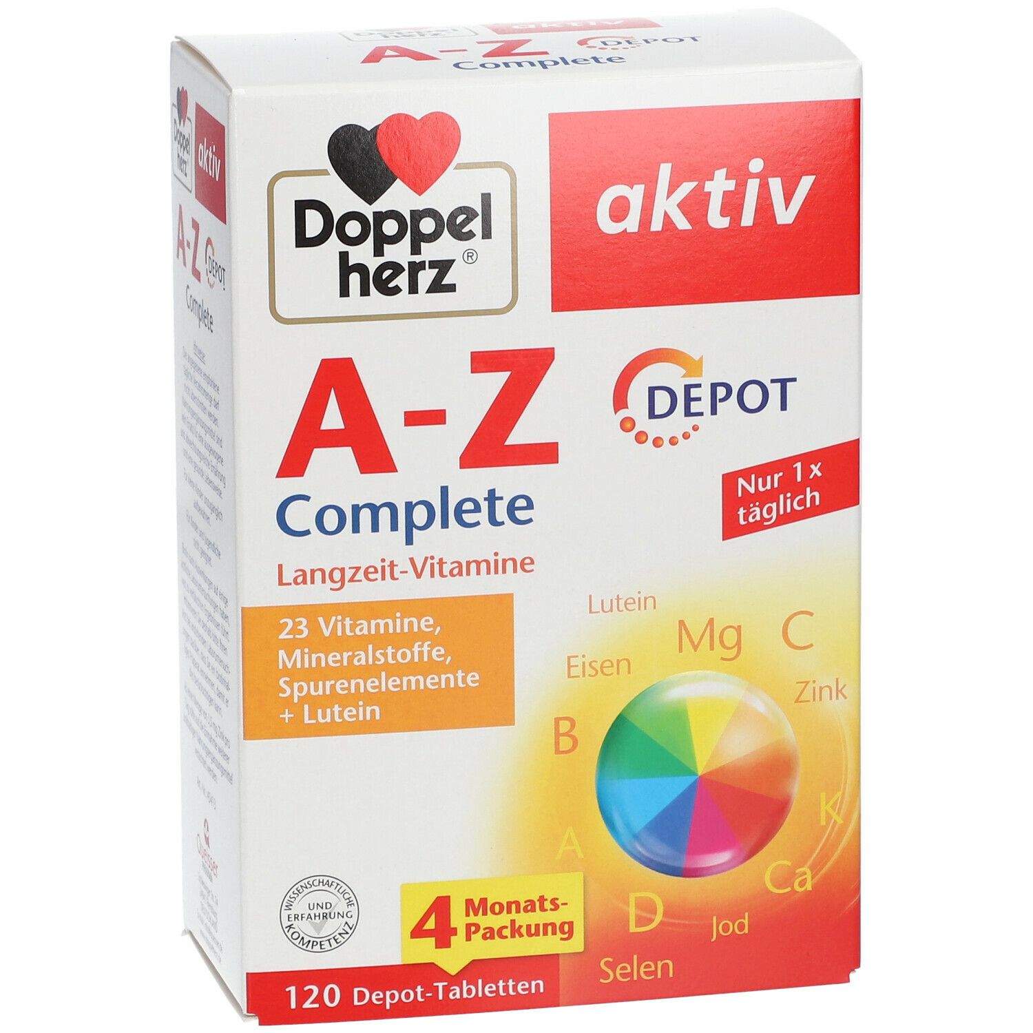 23 Vitamine Mineralstoffe Doppelherz A-Z Complete DEPOT Langzeit-Vitamine 