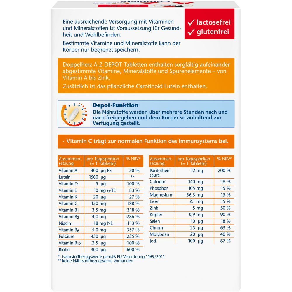 Doppelherz A-Z Complete Depot Tabletten 120 St