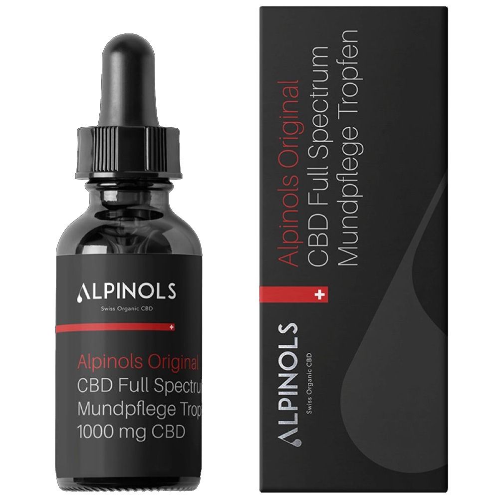 Alpinols Bio Full Spectrum CBD-Öl 1000 mg CBD (10%), 10 ml