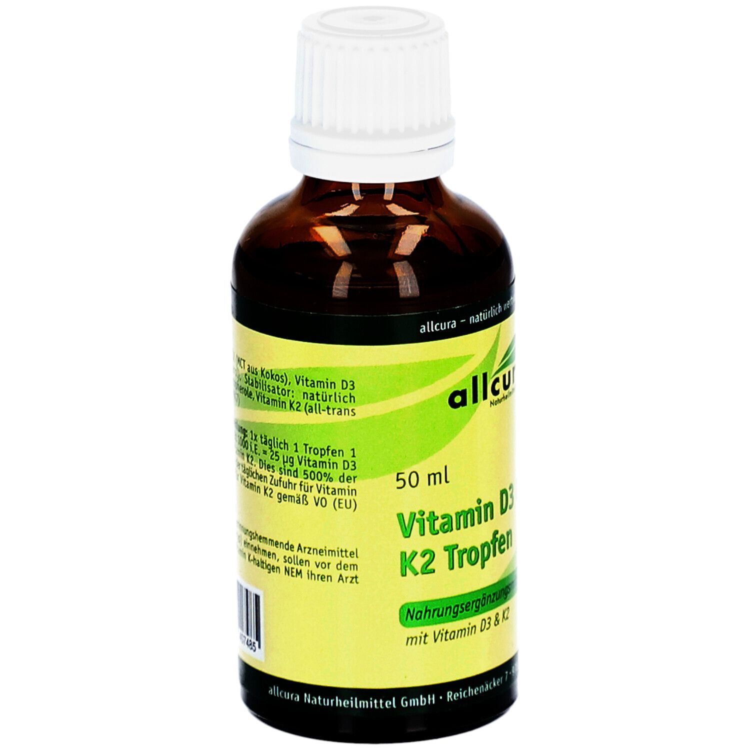 allcura Vitamin D3 + K2 Tropfen