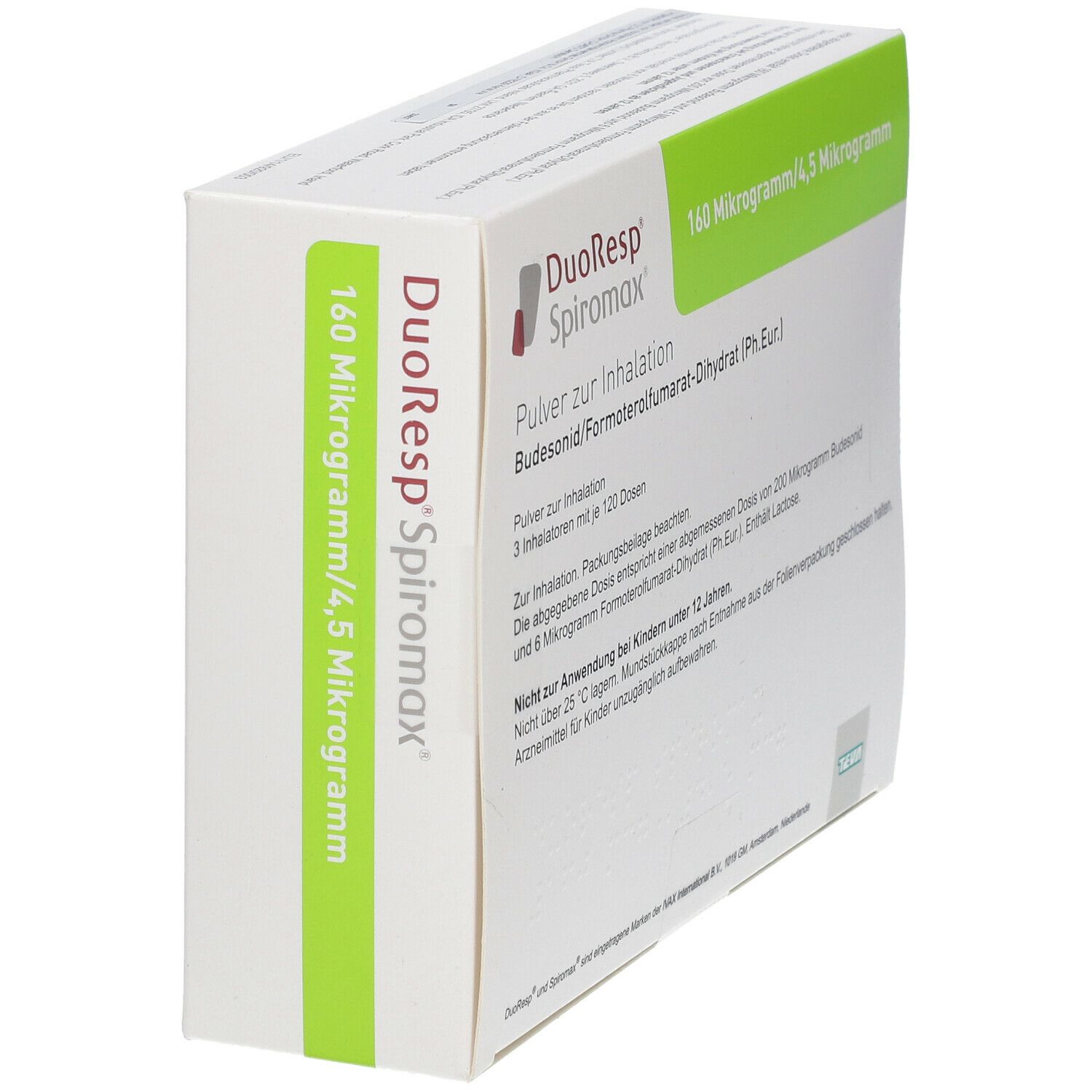 DUORESP Spiromax 160µg/4,5µg/Dosis 3x120ED Inh.-P.