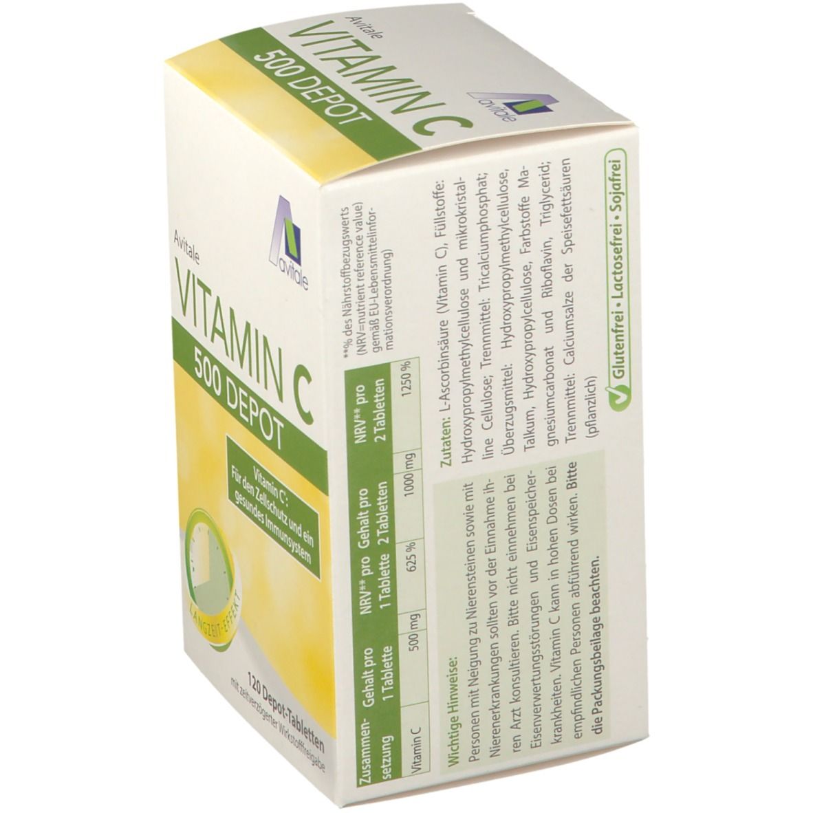 Vitamin C 500 mg Depot Tabletten