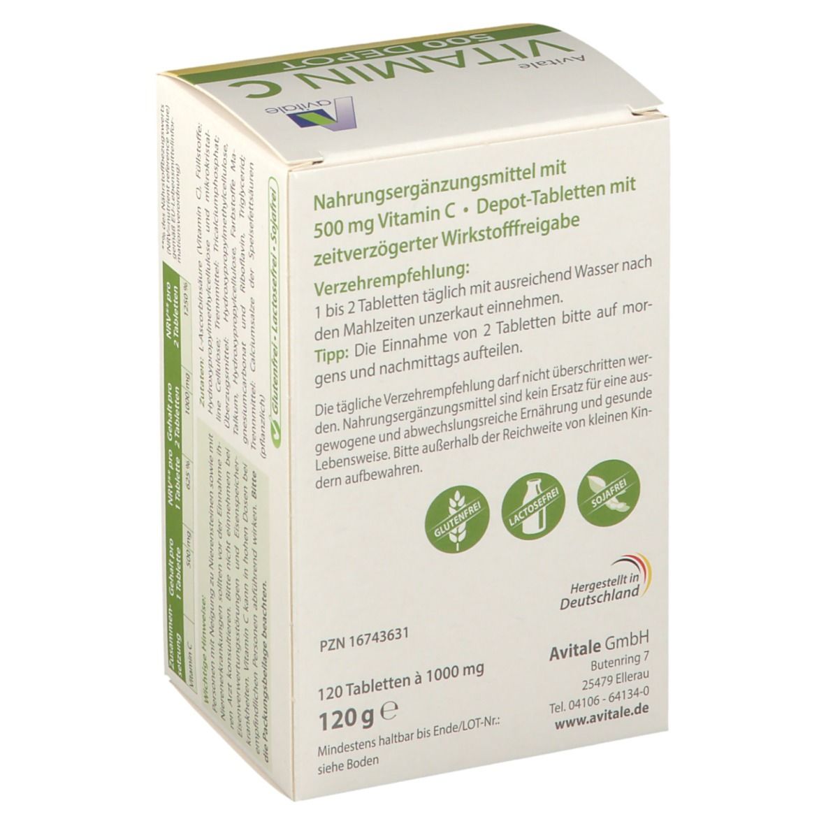 Avitale VITAMINC 500 Depot