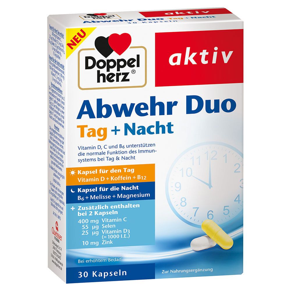 Doppelherz® aktiv Abwehr Duo Tag+Nacht