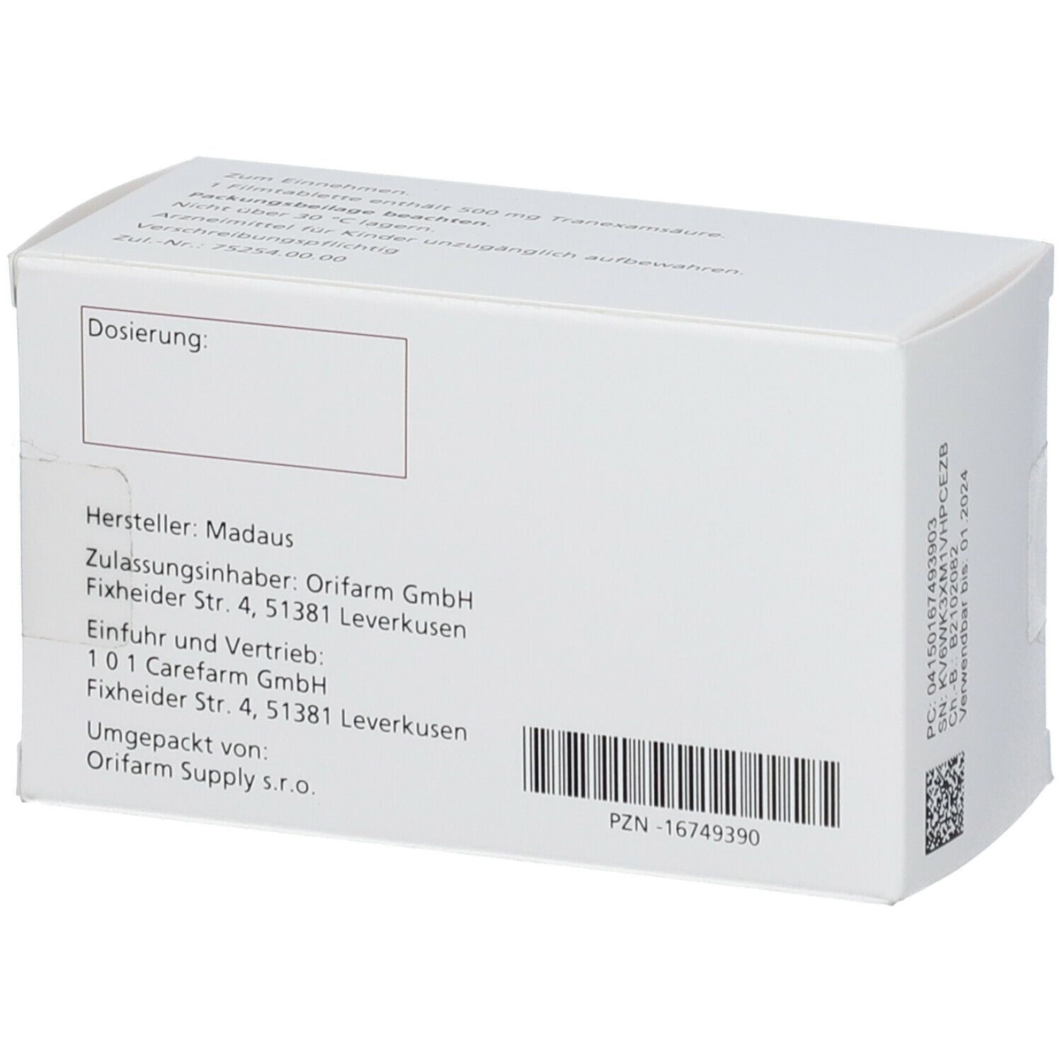 Cyklokapron® 500Mg
