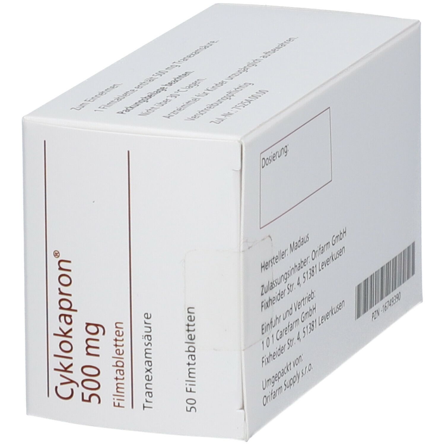 Cyklokapron® 500Mg