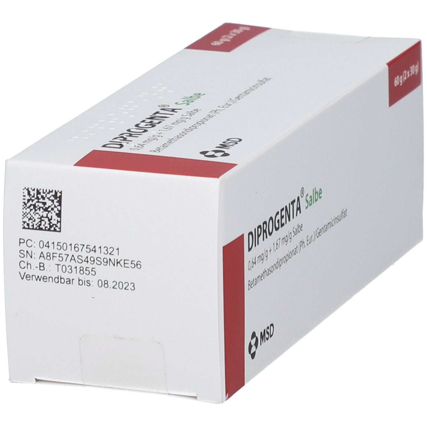 Diprogenta Salbe 0,64 mg/g + 1,67 60 g