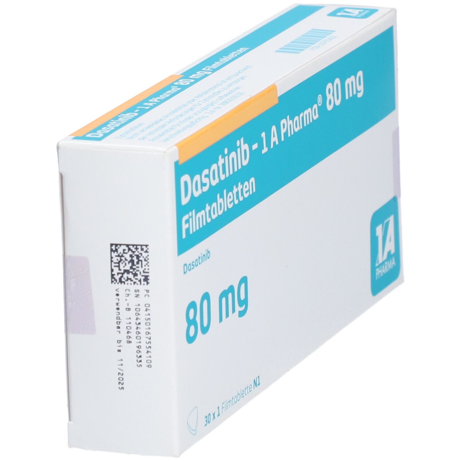 Dasatinib-1A Pharma 80 mg Filmtabletten 30 St