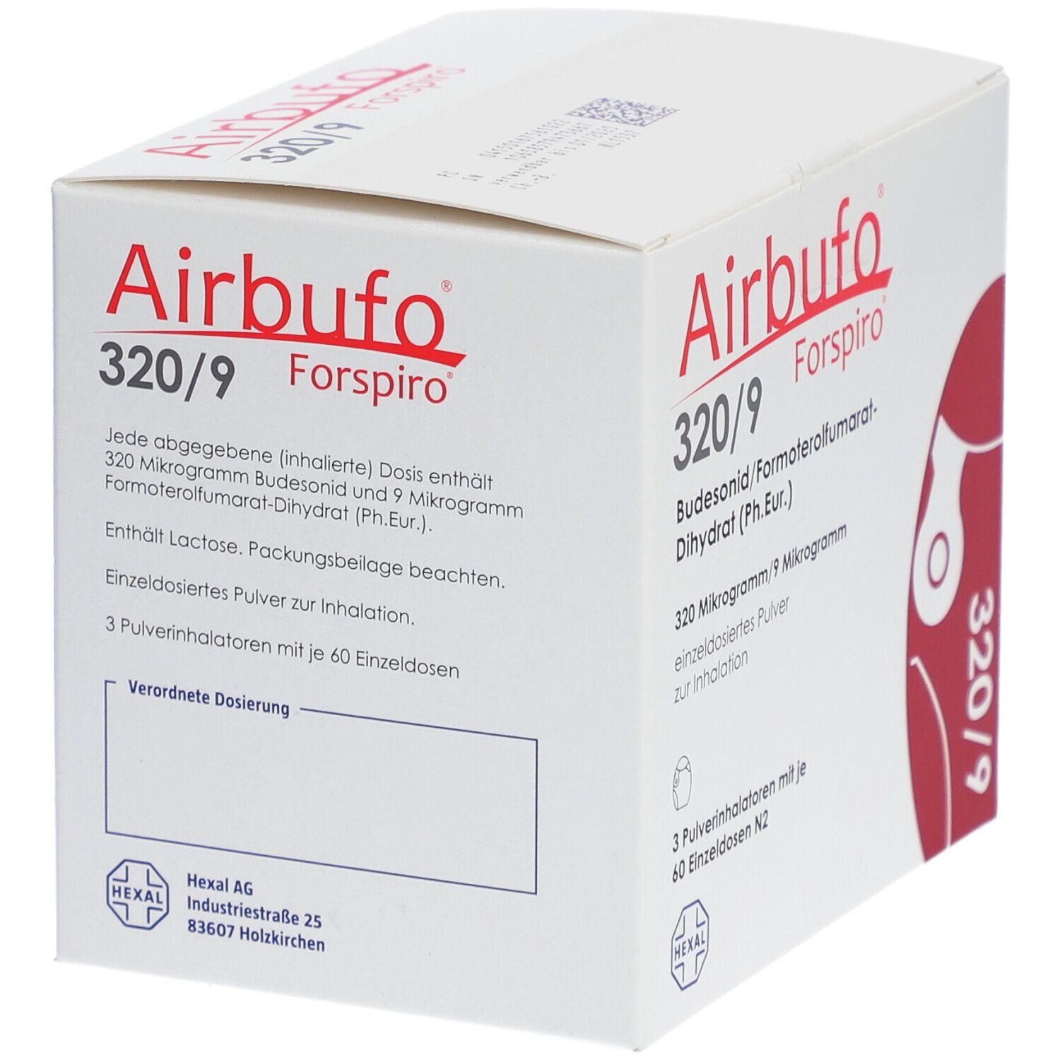 Airbufo Forspiro 320 µg/9 µg/Dosis 3x60 ED 3 St Inhalationspulver