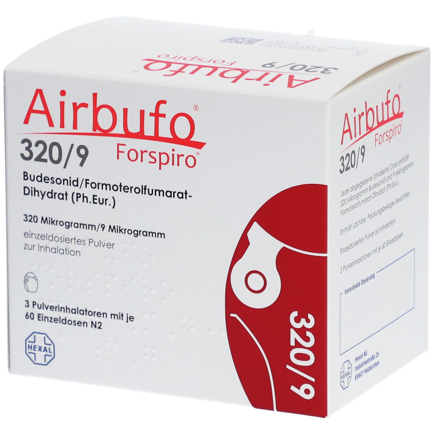 Airbufo® Forspiro® 320 µg/9 µg/Dosis 3x60 ED