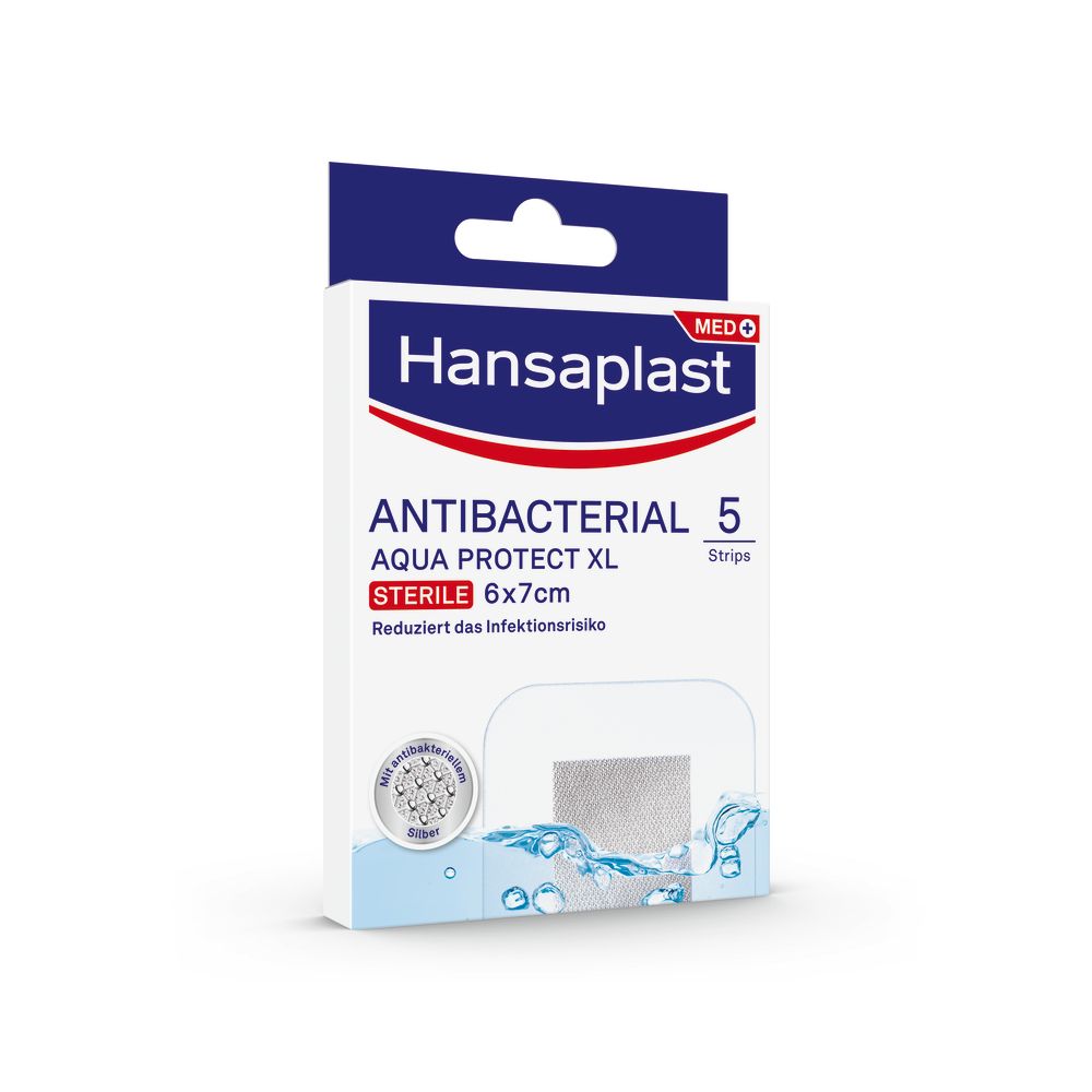 Hansaplast MED XL Aqua Protect 6 x 7 cm