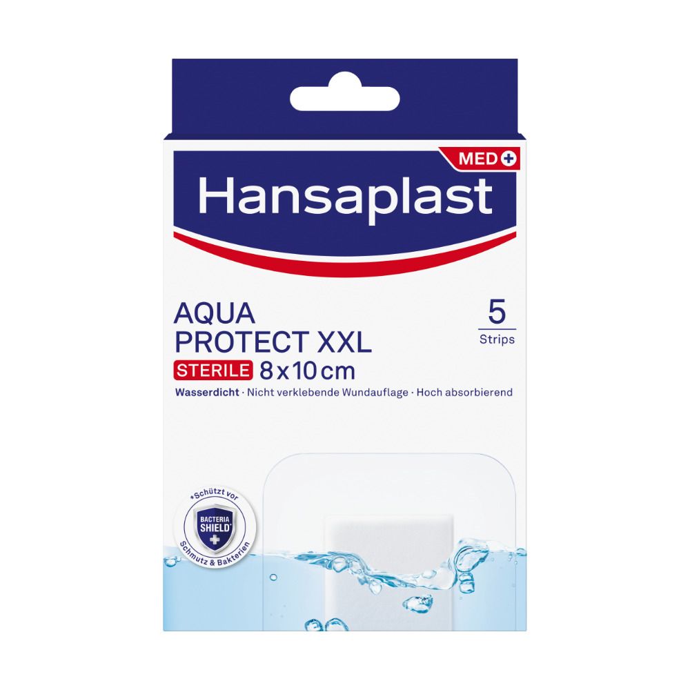 Hansaplast MED Aqua Protect XXL 8 x 10 cm