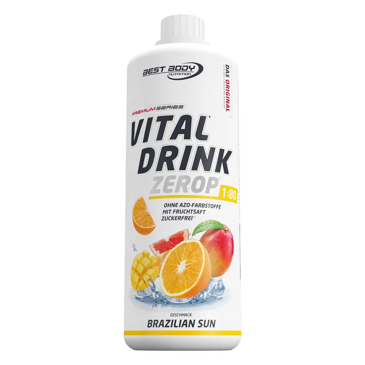 BEST BODY NUTRITION VITAL DRINK ZEROP® BRAZILIAN SUN 1000 ml