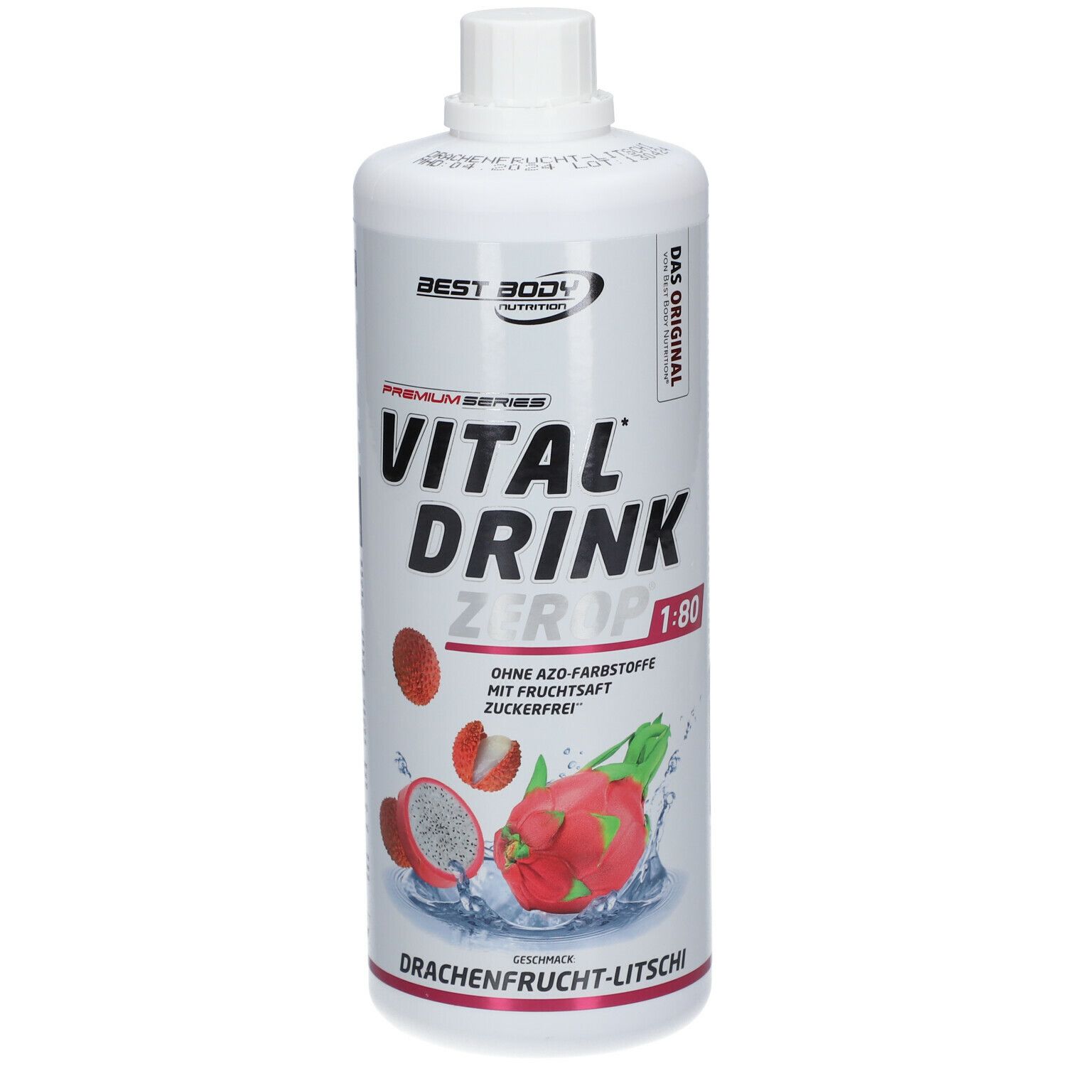 BEST BODY NUTRITION VITAL DRINK ZEROP® DRACHENFRUCHT-LITSCHI