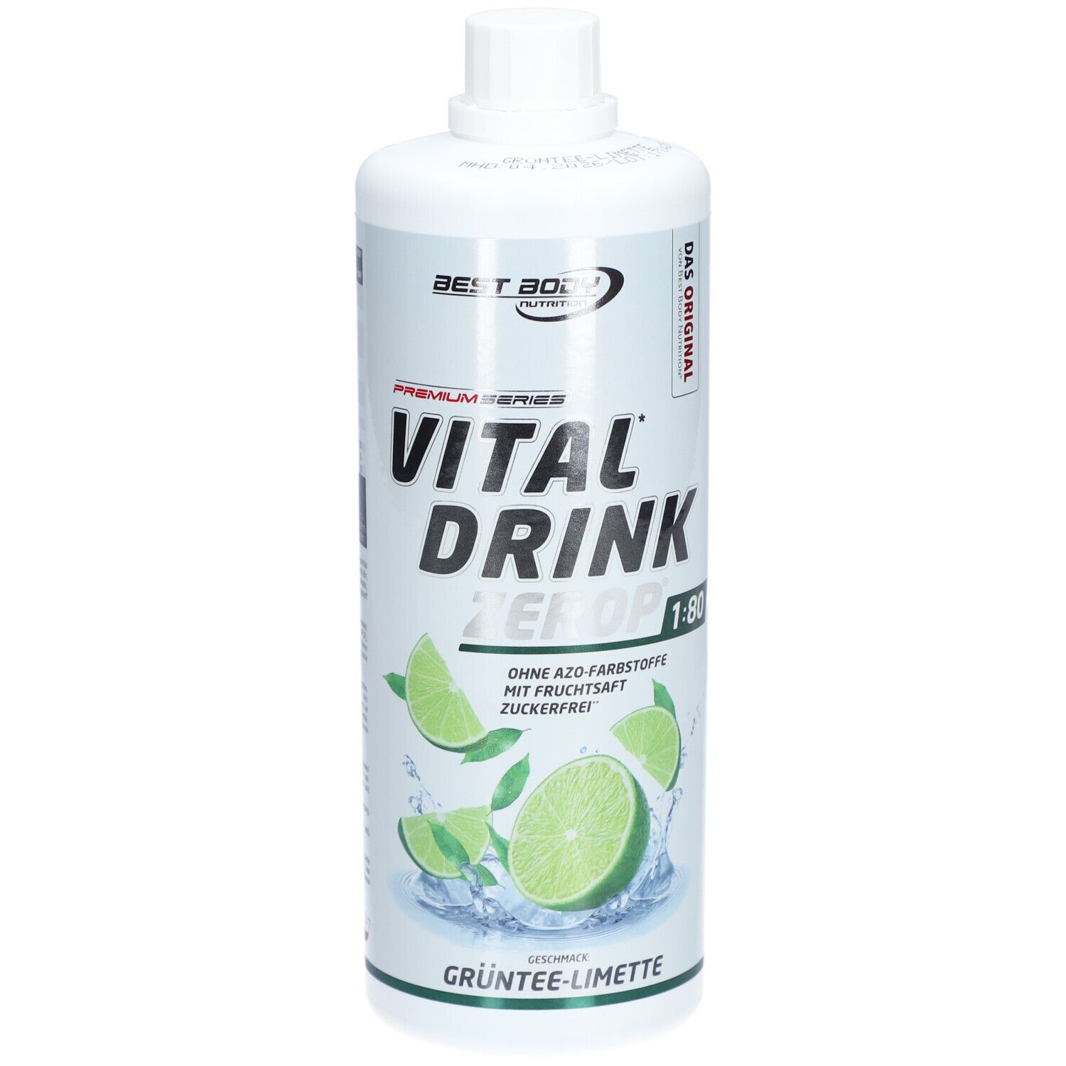 BEST BODY NUTRITION VITAL DRINK ZEROP® GRÜNTEE LIMETTE 1000 ml 1000 ml - shop-apotheke.at
