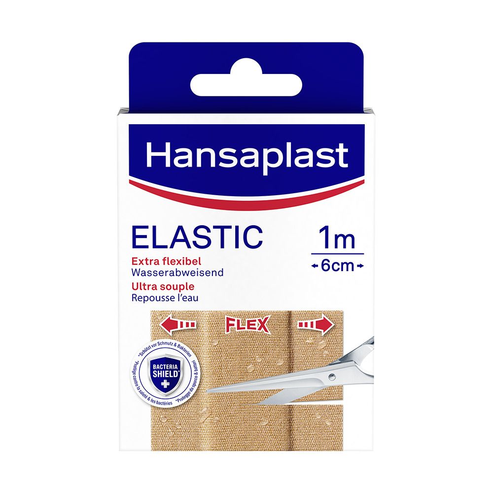 Hansaplast Elastic Pflaster 1 m x 6 cm