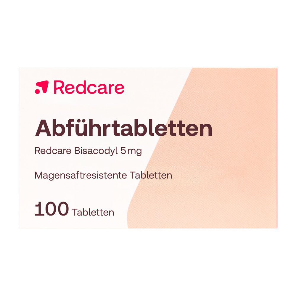 Redcare Abführtabletten Bisacodyl 5mg, 100 magensaftresistente Tabletten.