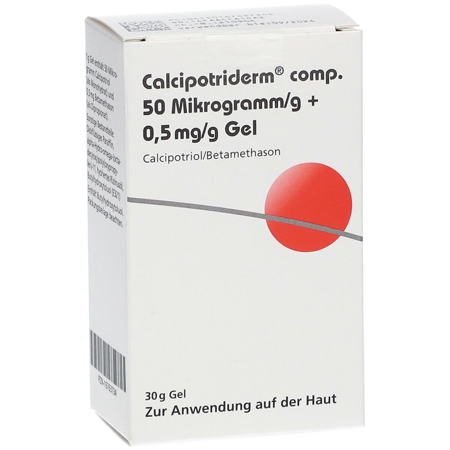 Calcipotriderm comp. 50 µg/g + 0,5 mg/g