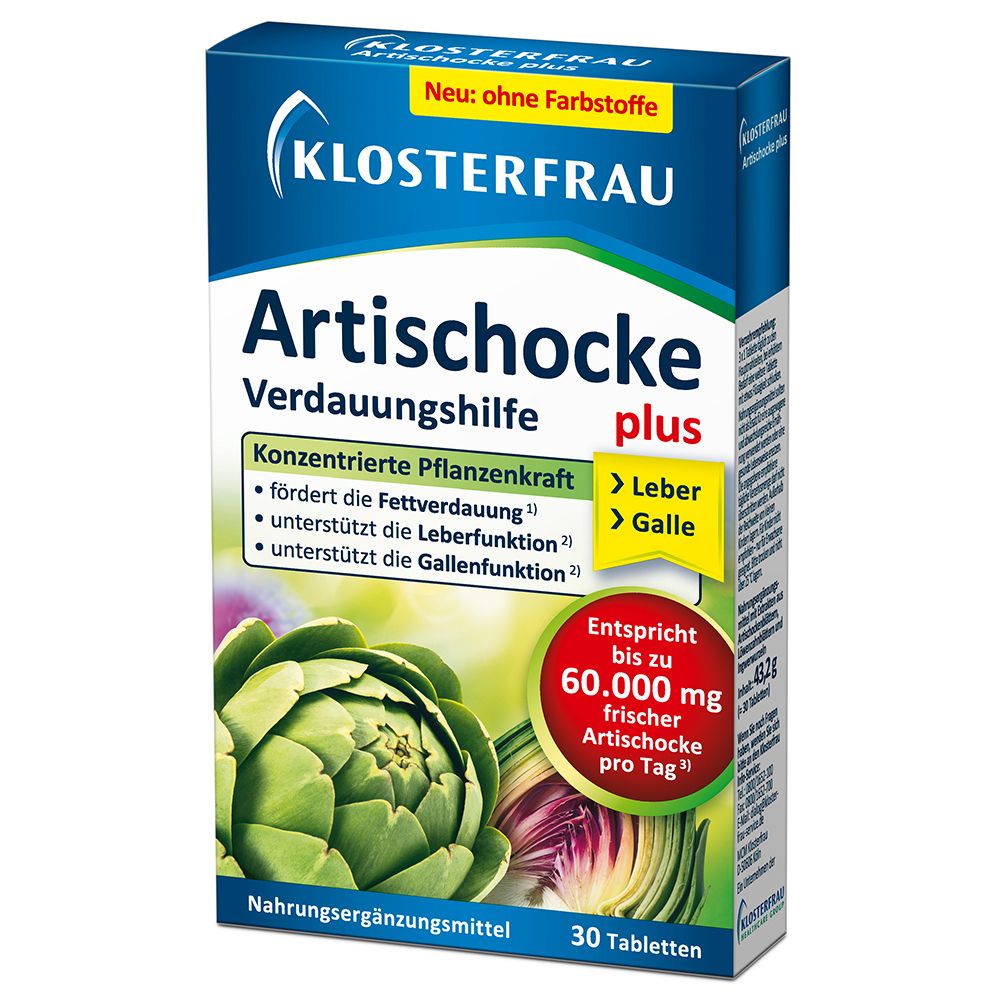 KLOSTERFRAU Artischocke plus Löwenzahn + Ingwer