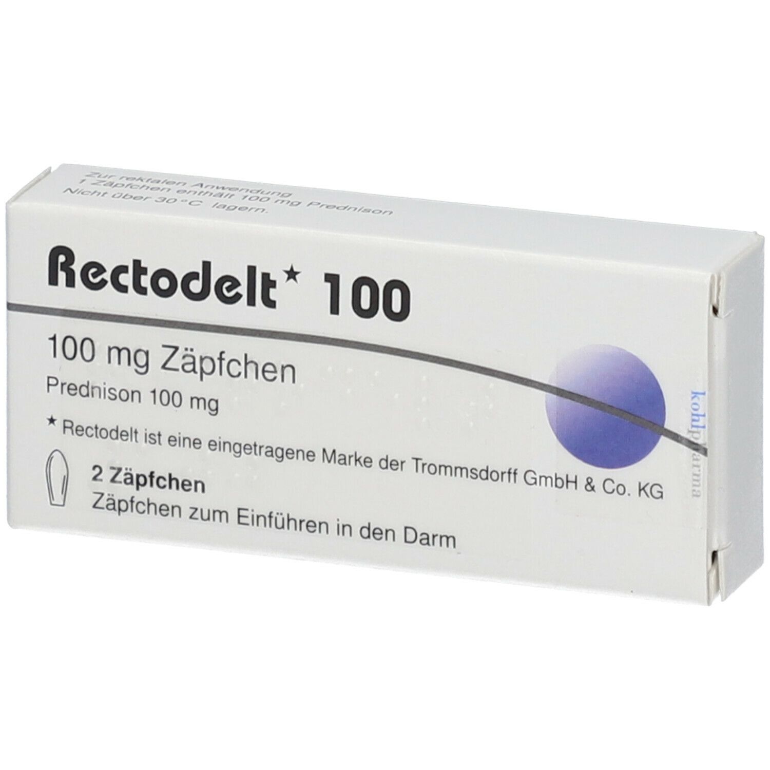 Rectodelt 100 Mg 2 St Mit Dem E Rezept Kaufen Shop Apotheke