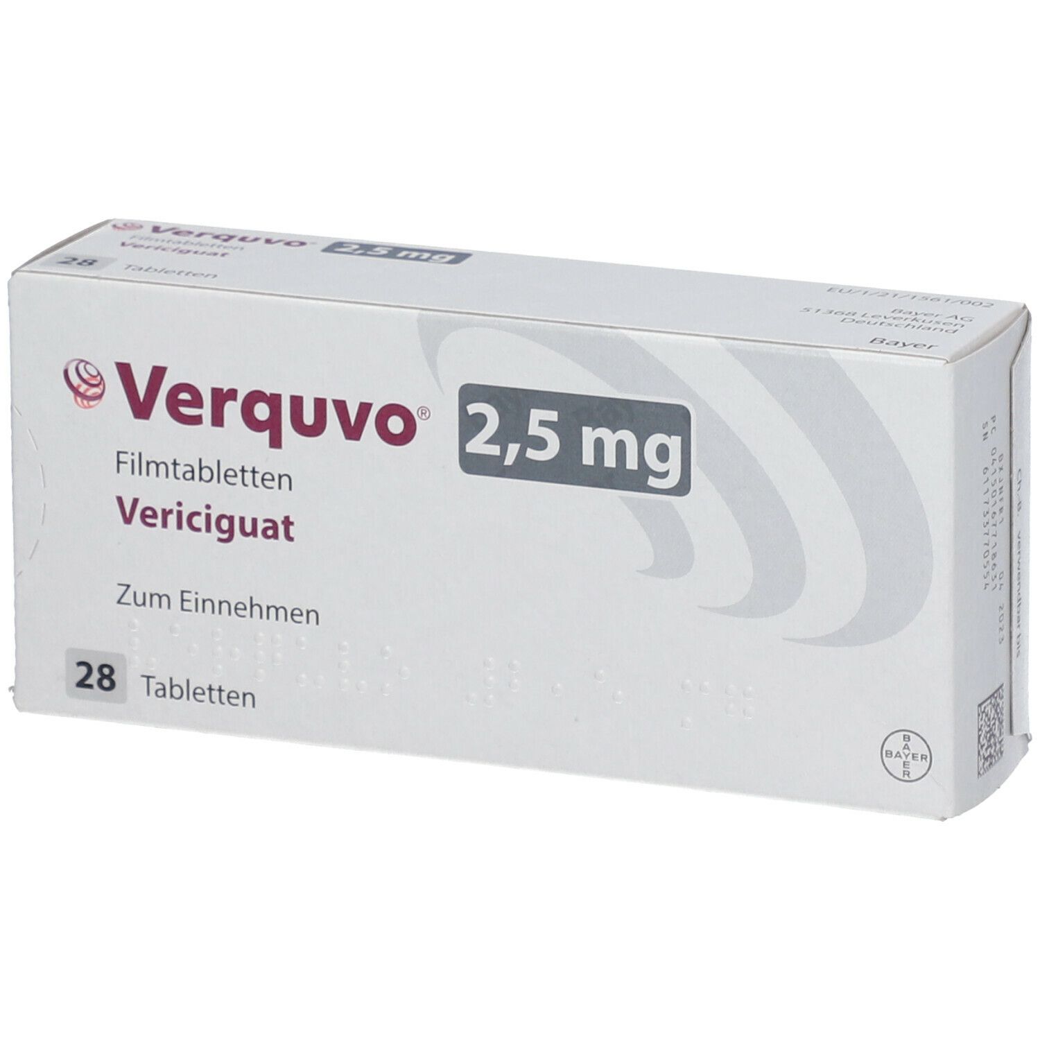 Verquvo® 25 Mg 1x28 St Mit Dem E Rezept Kaufen Shop Apotheke