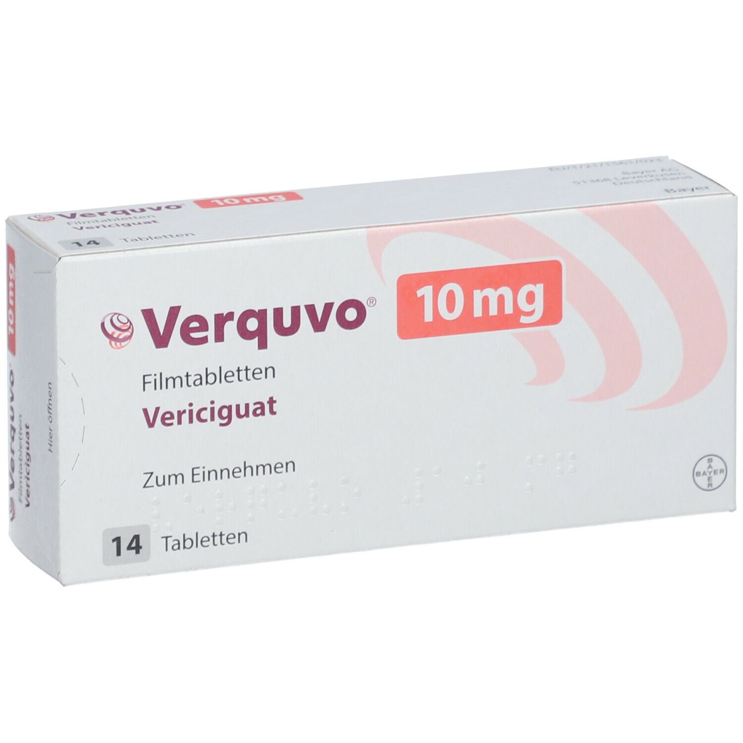 Verquvo® 10 Mg 1x14 St Mit Dem E Rezept Kaufen Shop Apotheke