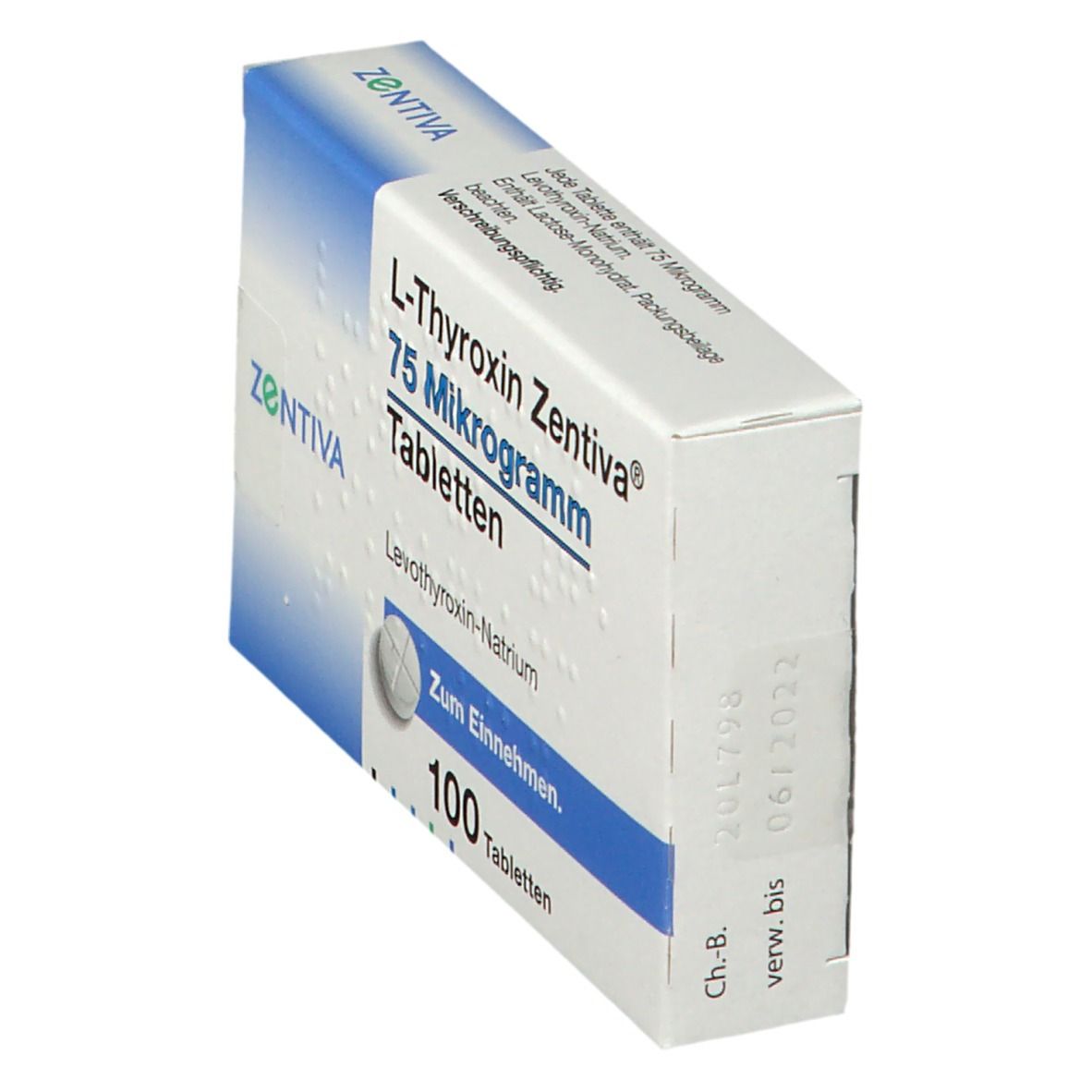 L-Thyroxin Zentiva® 75 µg