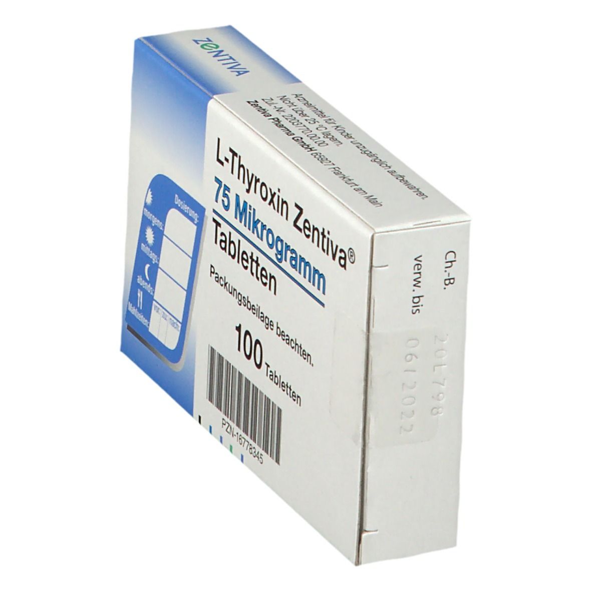 L-Thyroxin Zentiva® 75 µg
