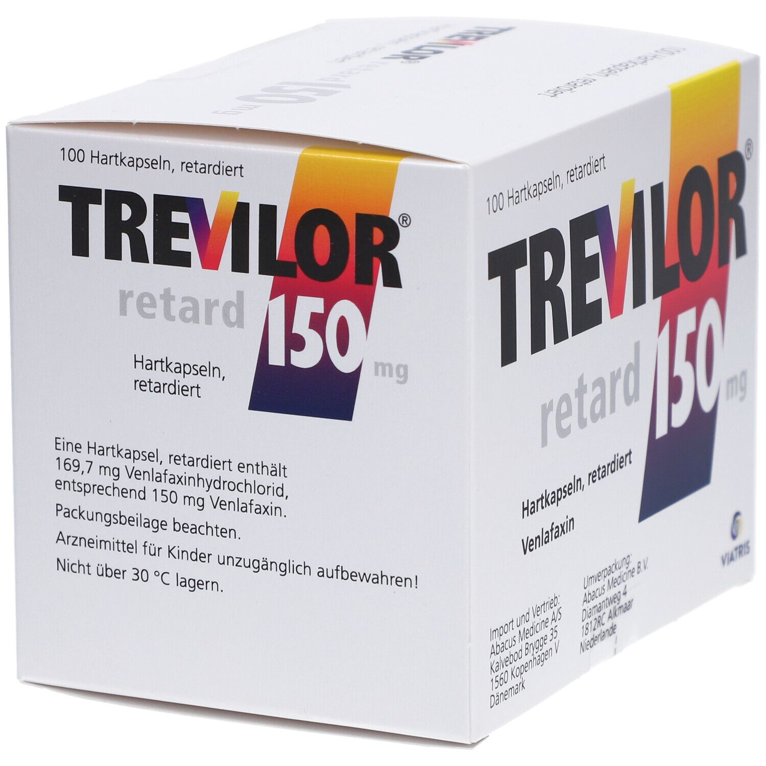 Trevilor retard 150 mg Hartkapseln retardiert 100 St mit veränderter Wirkstofffreisetzung