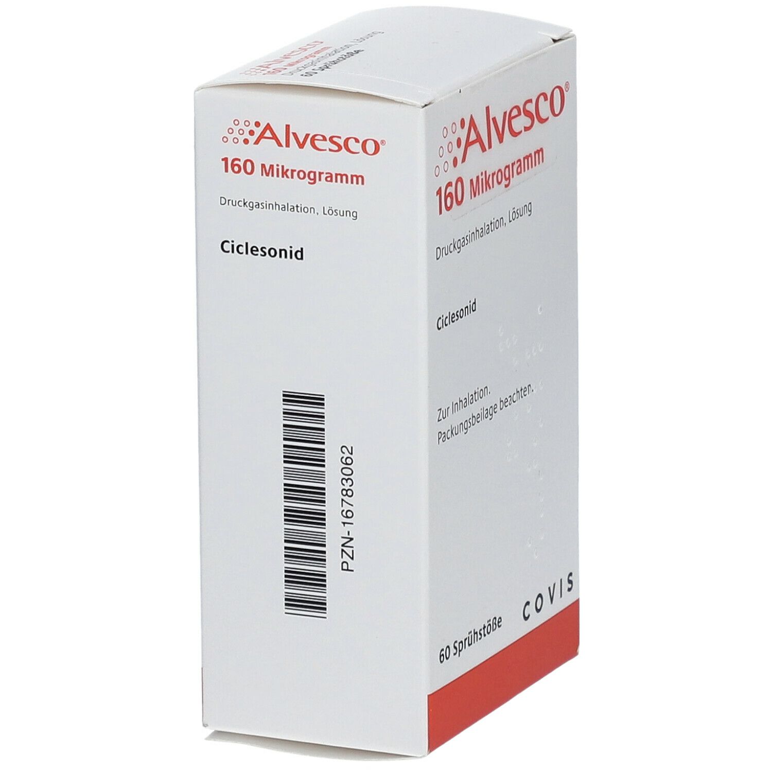 Alvesco 160 µg 60 Hub Druckgasinhalation 1 St Dosieraerosol