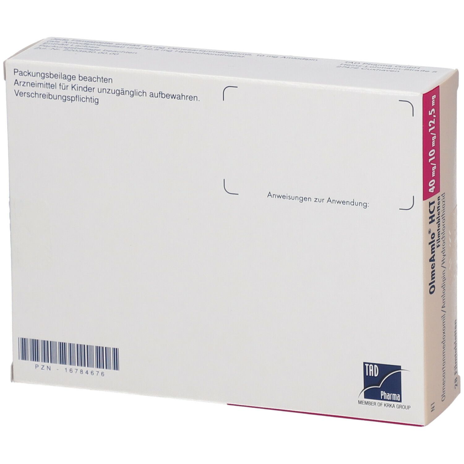 OlmeAmlo® HCT 40 mg/10 mg/12,5 mg