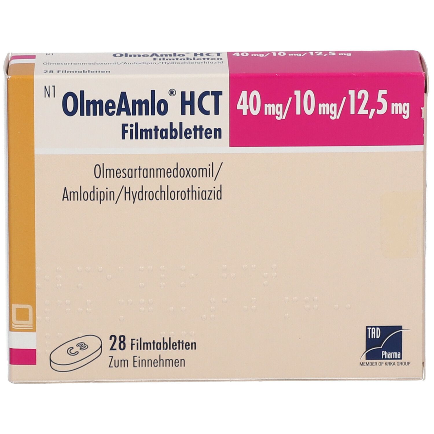 OlmeAmlo® HCT 40 mg/10 mg/12,5 mg