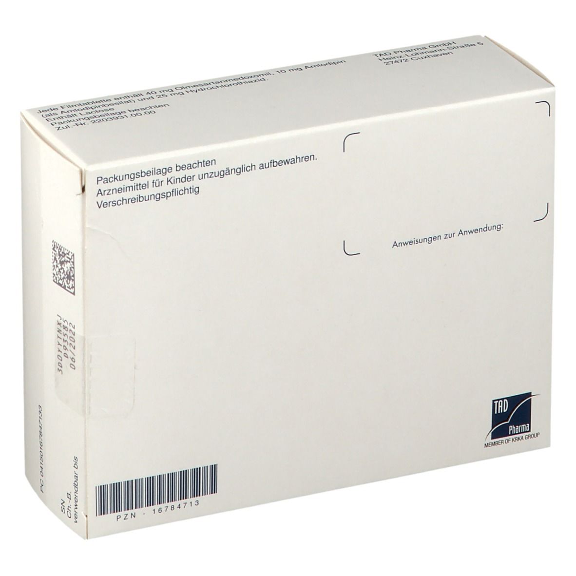 OlmeAmlo® HCT 40 mg/10 mg/25 mg