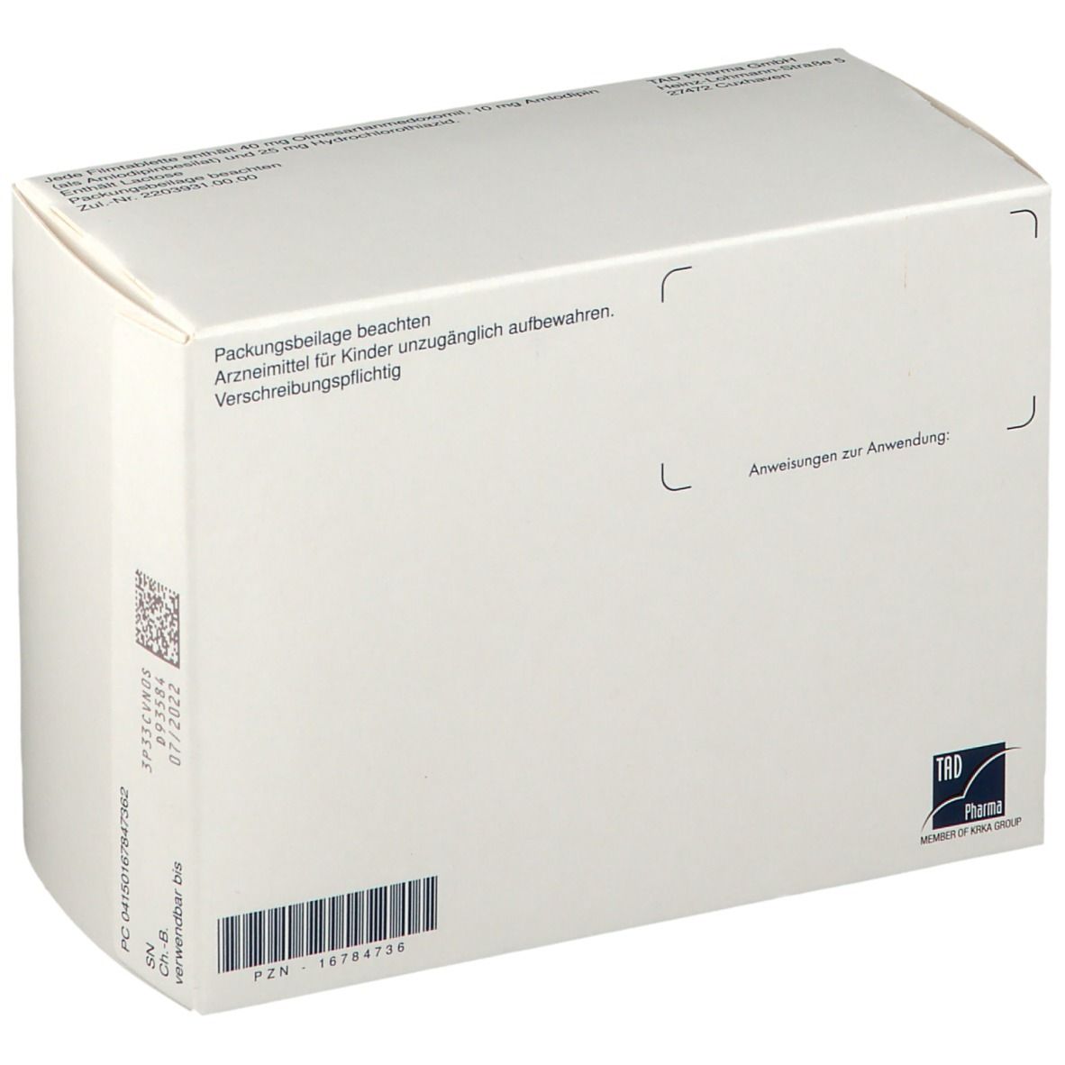 OlmeAmlo® HCT 40 mg/10 mg/25 mg