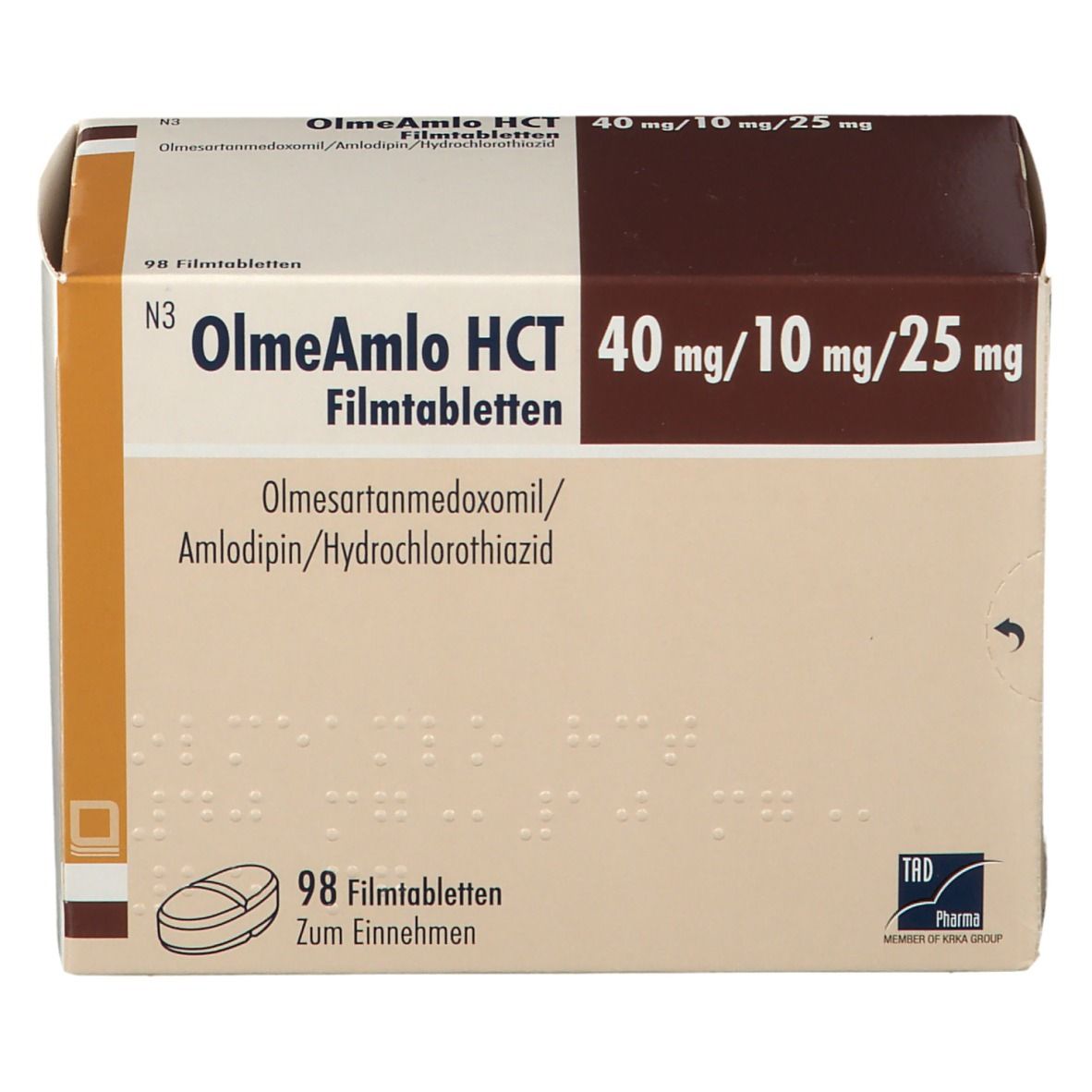 OlmeAmlo® HCT 40 mg/10 mg/25 mg