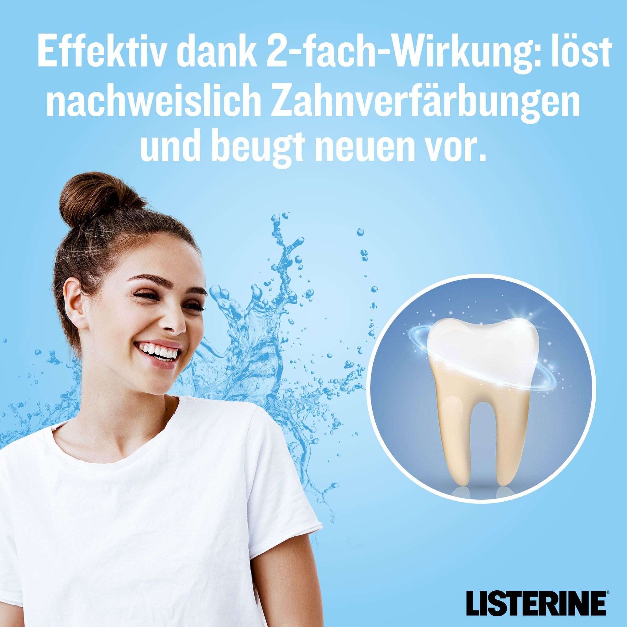 LISTERINE® Advanced White Milder Geschmack