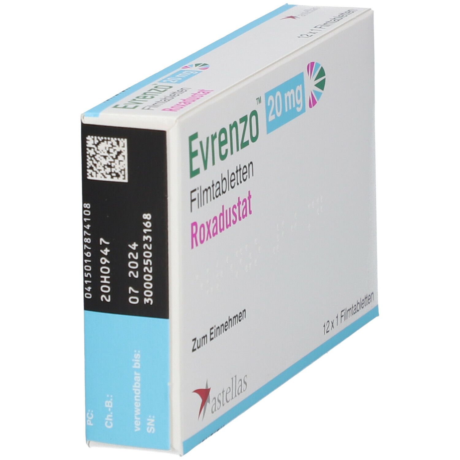 Evrenzo 20 mg Filmtabletten 12 St