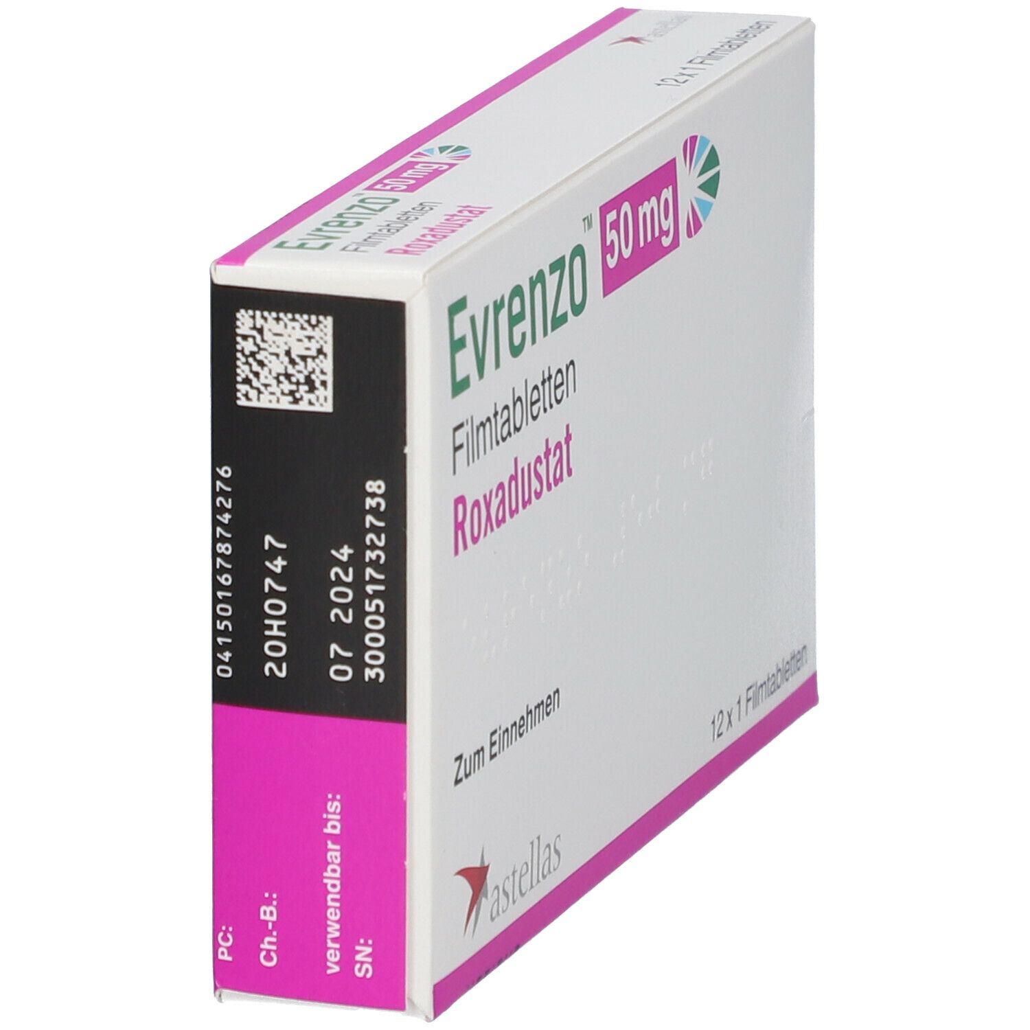 Evrenzo 50 mg Filmtabletten 12 St