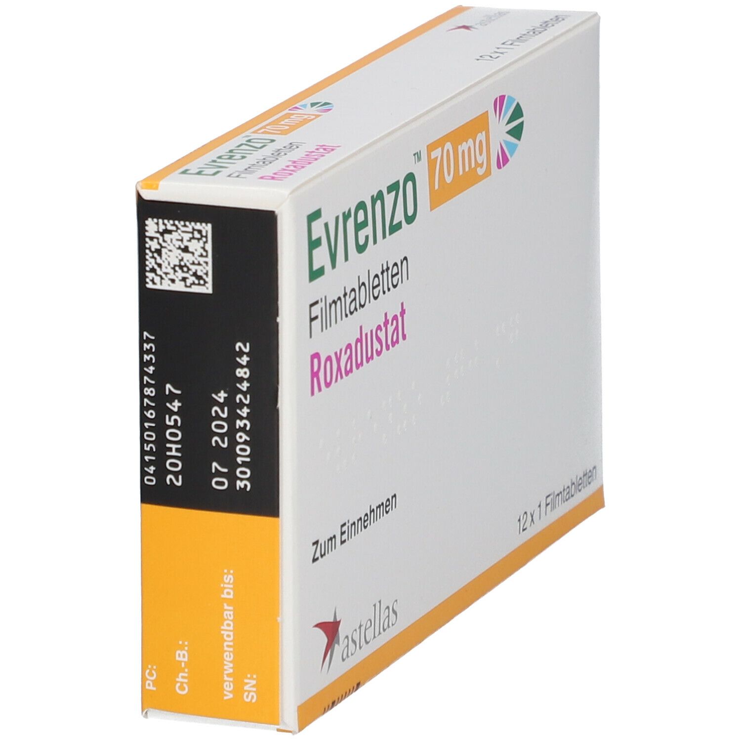 Evrenzo 70 mg Filmtabletten 12 St